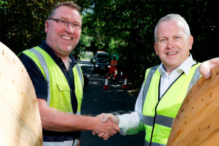 Ian Coughlan, TSS with Peter McCarthy, Speed Fibre Group