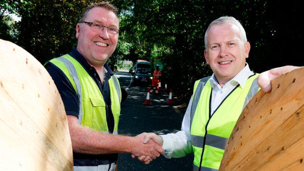 Ian Coughlan, TSS with Peter McCarthy, Speed Fibre Group