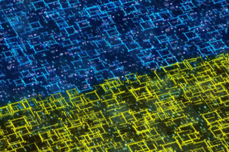 Digital Ukranian Flag