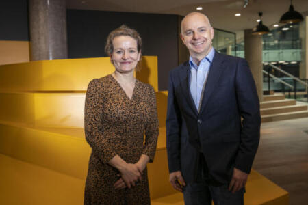 Martina Naughton, Microsoft Ireland with Lorne Chedzey, Ergo