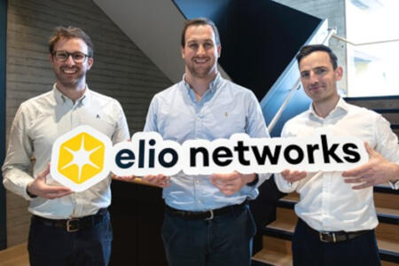 Pictured: David Russell, Conor Magee, and Philip Russell, Elio Networks