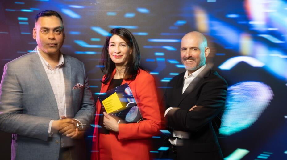 Puneet Kukreja, Carol Murphy, and Hugh Callaghan, EY Ireland