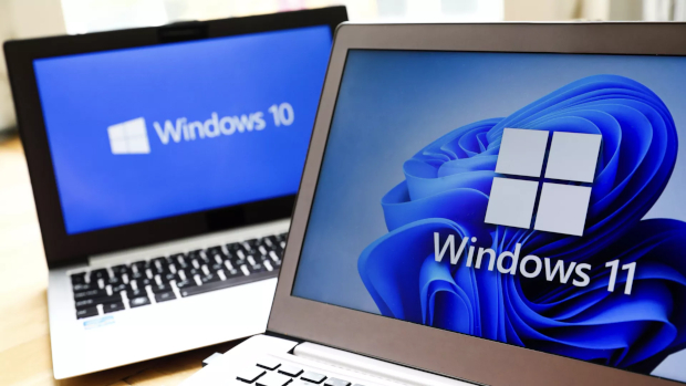 Windows 10 and Windows 11 on laptops