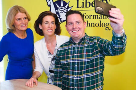 Mary Buckley, IDA; Minister of State with responsibility for Public Health Hildegarde Naughton; and Minister of State with responsibility for Public Health Darren Muldoon