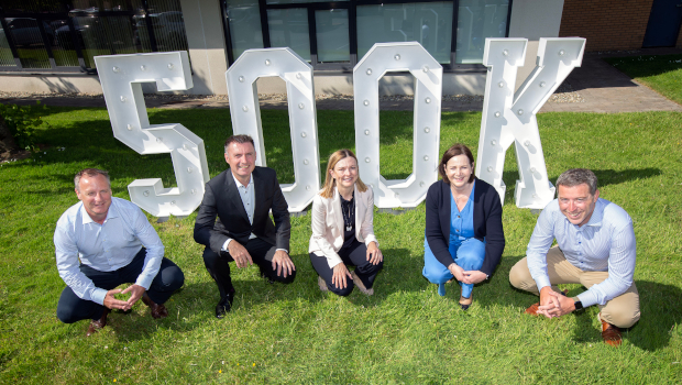 Conor Killeen, VEI Global; John Keaney, SIRO; Amanda Nelson, Vodafone Ireland; Marguerite Sayers, ESB; and Lloyd O'Rourke, VEI Global