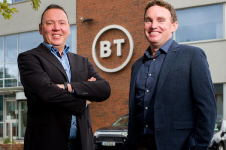 Paul Hackett, BT Ireland with Martin O’Leary, Data Edge