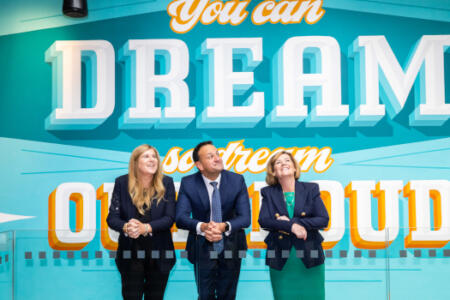 Lorraine Twohill, Google; An Taoiseach, Leo Varadkar; and Adaire Fox-Martin, Google