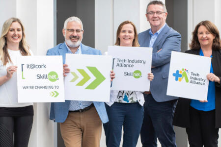 Laura Hughes, John Drury, Annette Coburn, Gerry Murphy, and Juliette Crowley, Tech Industry Alliance