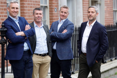 Pictured: Richard Guy, Vincent Guiheneuc, John Gilleran and Johann Terrier, Konversational