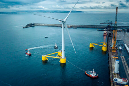 Floating windfarm