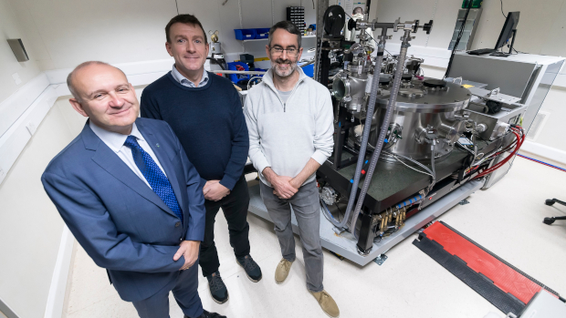 Prof Jeremy Simpson, UCD College of Science; Dr Kenneth Fahy and Dr Paul Sheridan, SiriusXT