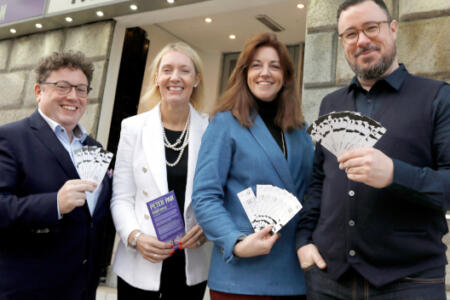 Graham Abell, Workday; Roisin McBrinn, Gate Theatre; Victoria MacKechnie, Workday; and Colm O’Callaghan, Gate Theatre