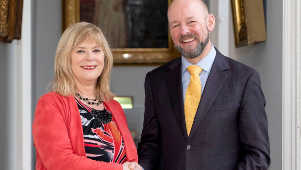 Prof Ita Richardson, Lero with Prof Philip Nolan, Taighde Éireann CEO-Designate