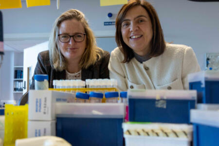 Prof Ruth Massey, APC Microbiome, and Prof Rachel McLoughlin, Trinity Biomedical Sciences Institute