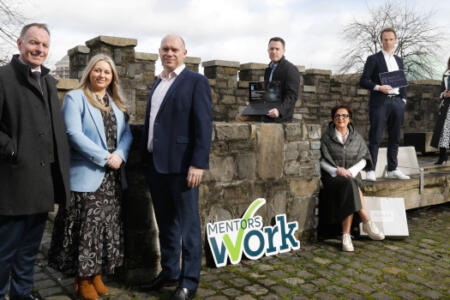 Pictured: Paul Healy, Skillnet; Rachael McFarlane, MentorsWork; David Broadrick, SFA; Graham Buggy, Brendan Buggy Steel Fabrication; Helen Lynch Nina’s Boutique; Barry Prost, Rent a Recruiter; Geraldine Magnier, Idiro Analytics, SFA