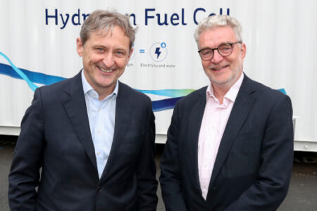 Jim Dollard, ESB, and Alistair Gemmell, GeoPura