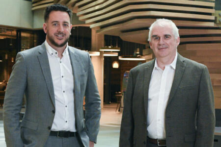 Paul Chawke, Microsoft and Gerry Hampson, Ergo