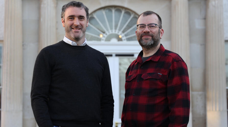 Jerome O’Connell and Professor Nick Holden, co-founders, Proveye
