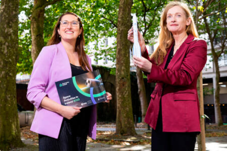 Pictured: Minister of State for Business, Employment & Retail Emer Higgins and Marina Donohoe, Enterprise Ireland