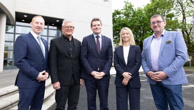 Pictured: Michael Lohan, Börje Ekholm, Peter Burke, Jenny Lindqvist and Denis Dullea