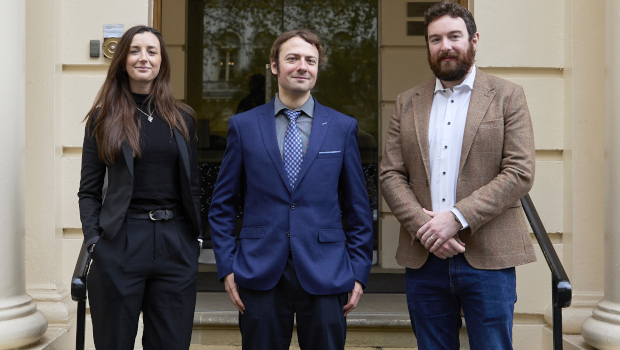 Pictured: Dr Laura Hayes Dublin Institute for Advanced Studies; Dr Boris Galkin, Tyndall National Institute; and Dr Anthony Redmond, University College Dublin