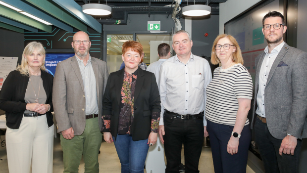 Pictured: Josette O'Mullane and Hugh McGlynn, MTU; Dr Susan Rea, Nexus Centre; Brian Cahill; Jacqueline Kehoe; and Dr. Alan McGibney, Nimbus