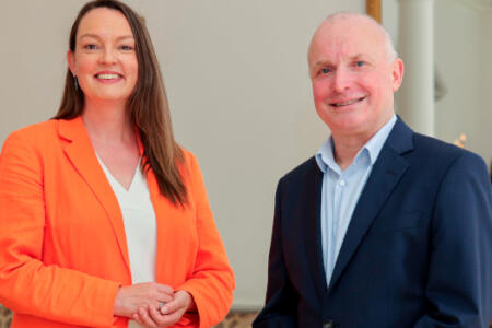Pictured: Sarah-Jane Larkin and Gerry Maguire, IVCA