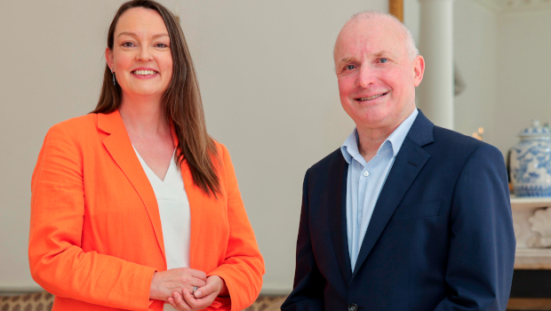 Pictured: Sarah-Jane Larkin and Gerry Maguire, IVCA
