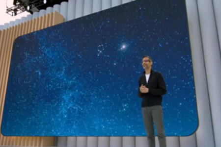 Sundar Pichai at Google I/O 2025