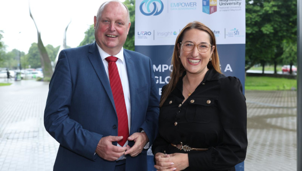 IVI Director Markus Helfert with Minister of State for Public Procurement, Digitalisation and eGovernment, Emer Higgins
