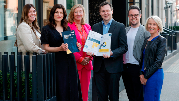 Pictured: Claire Twomey, ADHD Connections; Emily Harnett, Codex Office Solutions; Mary Rose Burke, Dublin Chamber; Adam Harris from AsIAm; Mark Scully, Braver Coaching; and Dr. Áine O'Dea, Radiance Consulting