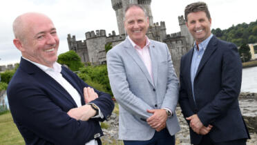 Pictured: Cian Prendergast and Steve MacNicholas, Ekco; and John Levis, Adapt IT