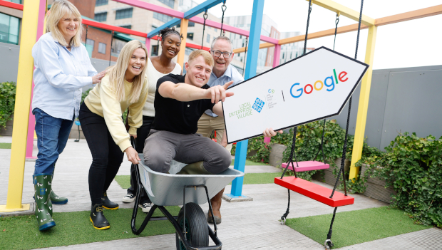 Pictured: Fiona Lynch, Almond Rose Design; Christine Scully, Home Glow Soy Candles; Eniola Salami, Joyof; Adam Brennan, Sona Sensory; Mike Clancy, Lough Ree Distillery