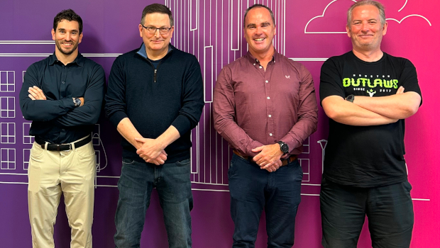 Pictured: Adam Toth, Lero; Matt Sughrue, Logitech; Mark Campbell, Lero; Niall White, Logitech