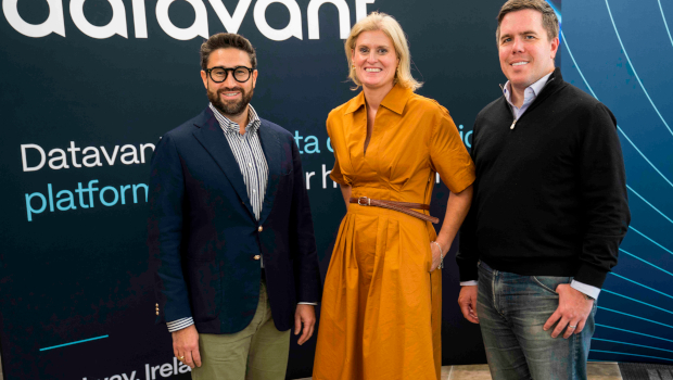 Pictured: Josh Builder, Deirdre Giblin and Kyle Armbrester, Datavant