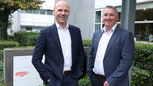 Pictured: Paul Turley, ServiceNow, and John Clancy, Ergo