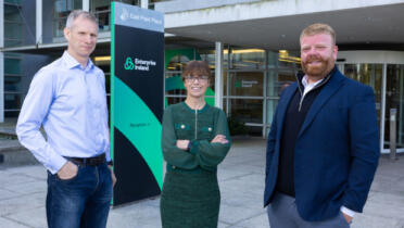 Founder of the Year AwarPictured: Fergal Meegan, Assiduous and Craig Lancaster, Pilot Patch with Jenny Melia, Enterprise Ireland