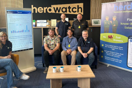 Pictured: Katie Shanahan; Philip Stewart; Fabien Peyaud, Pat Bolger, James Greevy, Herdwatch; and Andrew Darmody