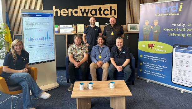 Pictured: Katie Shanahan; Philip Stewart; Fabien Peyaud, Pat Bolger, James Greevy, Herdwatch; and Andrew Darmody