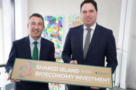 Minister of Agriculture, Environment and Rural Affairs in Northern Ireland Andrew Muir, and Minister for Agriculture, Food & the Marine, Martin Heydon