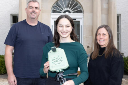 Pictured: Anthony McLoughlin, Better Futures; Meg Brennan, Polliknow; and Dr Sarah Cosgrove, Restore Blue