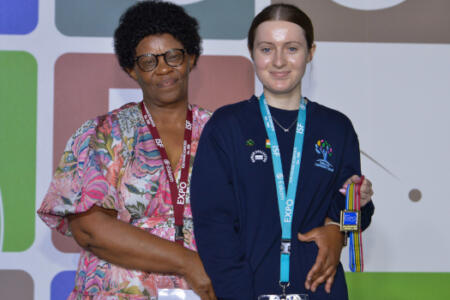 Nomaledi Mbambisa, Eskom Expo with Addison Carey