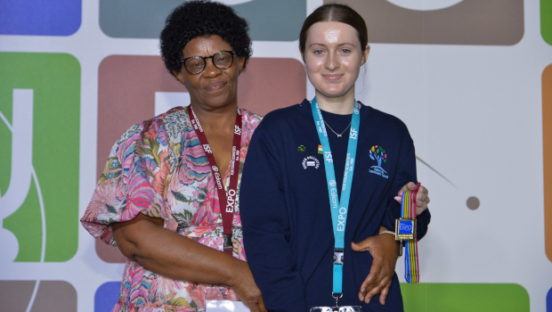 Nomaledi Mbambisa, Eskom Expo with Addison Carey