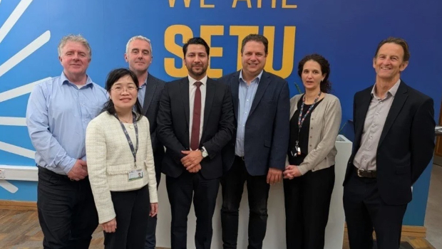 Pictured: Dr Patrick Lynch; Dr Yuanyuan Pu; Dr Ultan Mc Carthy, SETU; Nakul Wali, Enterprise Ireland; Dr Nadav BenHaim, Dr Anastasia Ktenioudaki, and Dr James O Sullivan, SETU