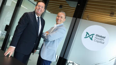 Pictured: Graham Byrne and David Crimmins, Global Health Capital