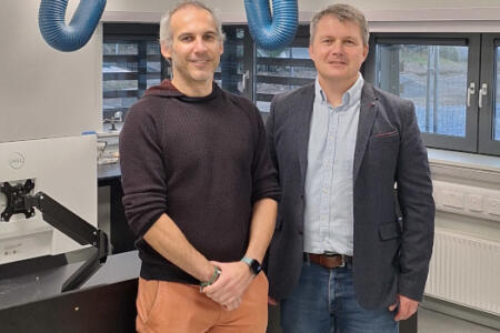 Pictured: Dr Manuel Caballero and Paddy McGowan, MTU