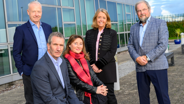 Pictured: Mick Conway, Donagh Kiernan and Denise Tormey, The Boole Syndicate; Fionnuala Wall, AxisBIC; and Shemas Eivers, The Boole Syndicate