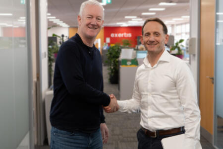 Pictured: Jim Lehane, Exertis, and Matthew Camilleri, Castillians