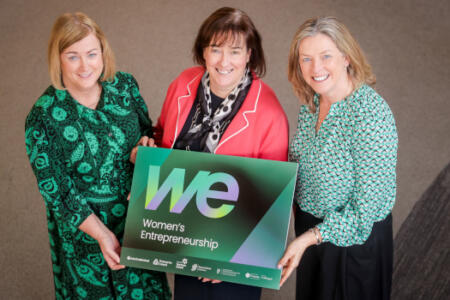 Pictured: Mary Gormley, Invest Northern Ireland; Michelle Billham; InterTradeIreland and Carol Gibbons, Enterprise Ireland