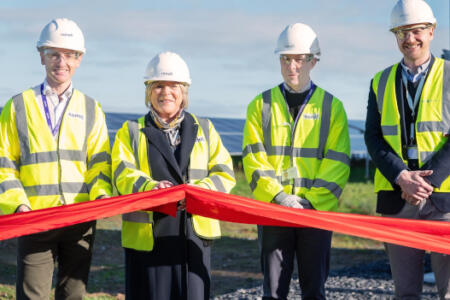 Pictured: Richard Mackey, Sanofi; Minister of State at the Department of the Taoiseach with special responsibility as Government Chief Whip and the Department of Health with responsibility for Mental Health Mary Butler; Cian O Brien, Sanofi; and John Carty, Greenvolt Next Ireland